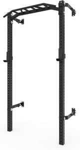 PRx Performance Profile® PRO Squat Rack 3x3 with Kipping or Multi-Grip Pull Up Bar, 89" or 95" Uprights As Seen On Shark Tank Wall Mounted Home Garage Gym Exercise System