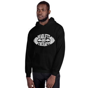 Deadlifts and Therapy Unisex Hoodie